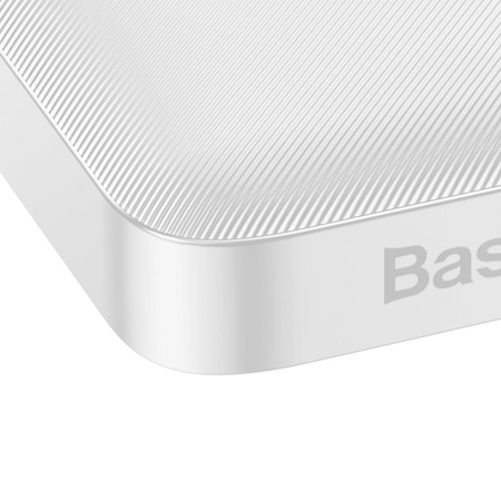 Powerbank Baseus Bipow 10000mAh, 2xUSB, USB-C, 20W (biały)