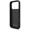 AMG Leather Debossed Lines Logo Case for iPhone 17 Pro - Black