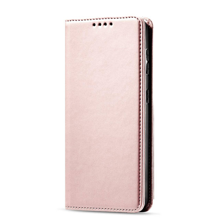 Magnet Kartenetui für Samsung Galaxy S22+ (S22 Plus) Etui Geldbörse Kartenhalter Pink