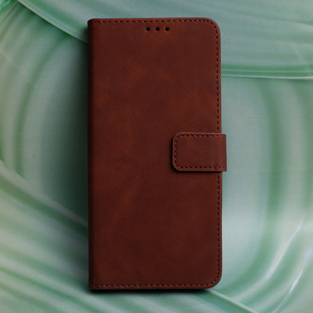 Etui Smart Velvet do Samsung Galaxy A06 5G brązowe