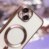 Nakładka Color Chrome Mag do iPhone 16 Pro 6,3&quot; różowo-złota