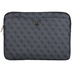 Guess 4G Zipper Pocket Triangle Logo Sleeve - Etui na notebooka 14" (czarny)