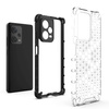 Honeycomb etui do Xiaomi Redmi Note 12 Pro+ pancerny hybrydowy pokrowiec czarne