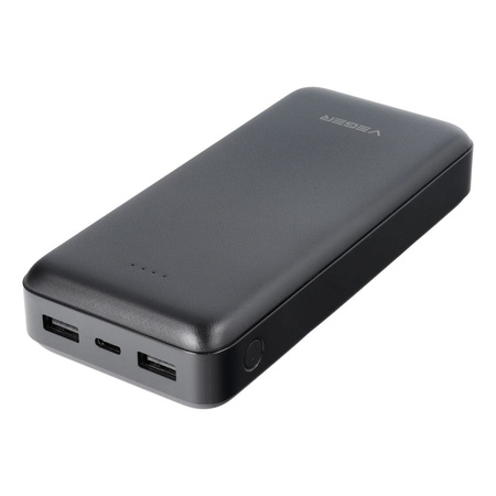 Bateria zewnętrzna (Powerbank) VEGER A20 - 20 000mAh czarny (W2015)