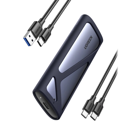 Ugreen M.2 SSD-Laufwerksgehäuse USB 3.2 Gen 2 (SuperSpeed USB 10 Gbit/s) grau (CM400 90264)