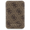 Zestaw Guess GUBPM5P15X4GEMGW iPhone 15 Pro Max 6.7" hardcase + Powerbank 5000mAh MagSafe brązowy/brown 4G Metal Logo