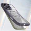 Leading Series MagSafe Silikonhülle für iPhone 16 Pro Max – Lila