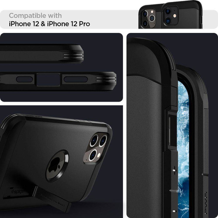 Spigen Tough Armor iPhone 12 Pro / iPhone 12 Black