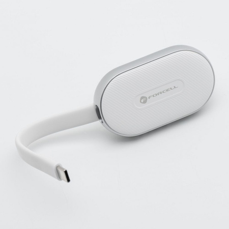 FORCELL Powerbank F-Energy Mini Power Watch 1200mAh biały