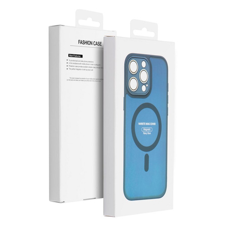 Futerał VARIETE MAG COVER kompatybilny z MagSafe do IPHONE 17 PRO MAX granatowy