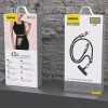 Dudao L20MAX 4in1 Kabel / Lanyard USB-A / USB-C / Lightning PD QC 65W 1.5m - Schwarz
