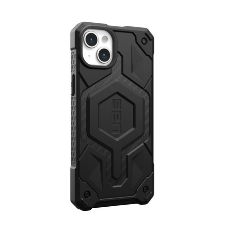 Etui UAG Monarch Pro z MagSafe do iPhone 15 Plus - czarny karbon