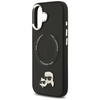 Karl Lagerfeld nakładka Magsafe PU case with Karl&Choupette heads pins logo and metal camera buttons do iPhone 17 czarna