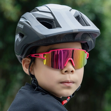 Rockbros Kids Cycling Glasses, Polarized, UV Protection, Children's - White