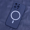 Nakładka Silicon Mag do iPhone 16 6,1&quot; ciemnoniebieska