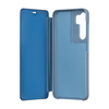 Etui Fold Mirror View do Samsung Galaxy S23 FE niebieske