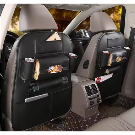 Organizer samochodowy na fotele przednie z przegródkami MAGIC czarny