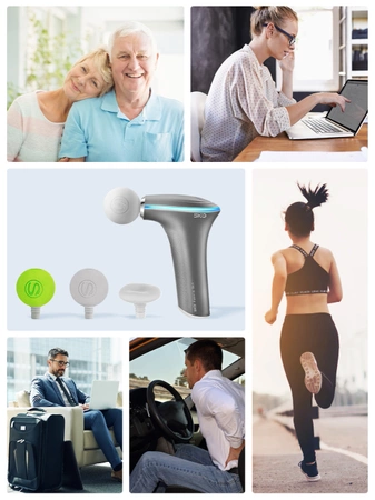 SKG F5-EN massage gun for the whole body - gray