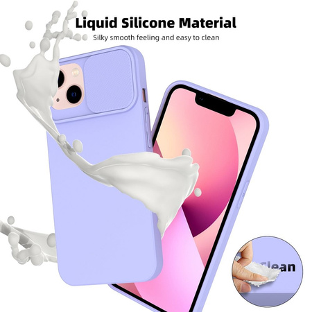 Futerał SLIDE do SAMSUNG A14 5G / A14 4G lawendowy