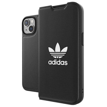Adidas OR Booklet Case BASIC iPhone 14 6.1" black/black white 50181