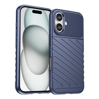 Thunder Case Silikonhülle für iPhone 16 Plus – blau