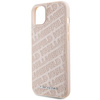 Karl Lagerfeld Quilted K Pattern case for iPhone 15 Plus / 14 Plus - pink