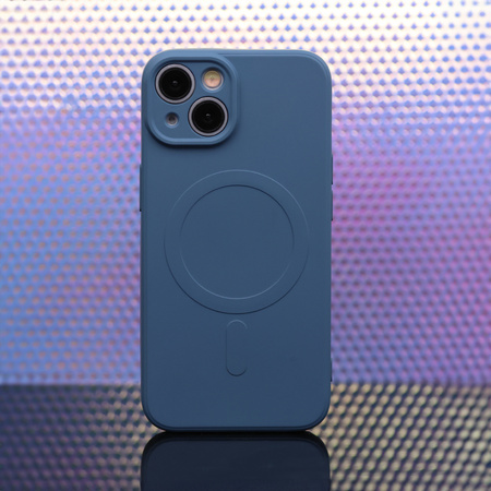 Nakładka Simple Color Mag do iPhone 16 Plus 6,7&quot; granatowa