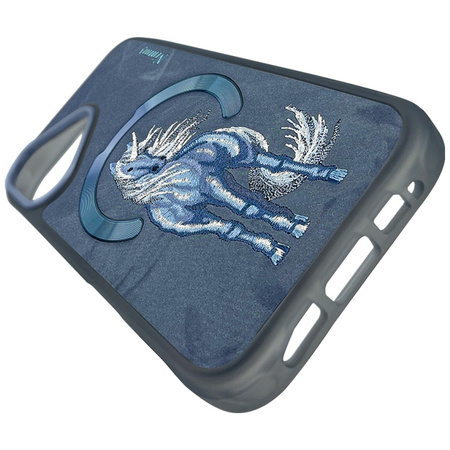 Etui Nimmy Magnetic Fantasy Animal       MagSafe do iPhone 16 niebieski