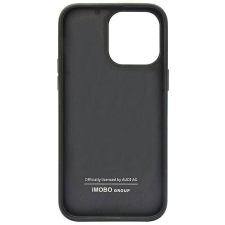 Audi Carbon Fiber Stripe iPhone 14 Pro 6.1&quot; black/black hardcase AUS-TPUPCIP14P-R8/D1-BK