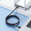 Baseus Speed Seven High Speed RJ45 Netzwerkkabel 10Gbps 1m Schwarz (WKJS010101)