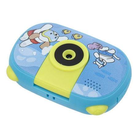 Wodoodporny aparat cyfrowy dla dzieci z ekranem 2" 1080P / 30fps KDC-0025B niebieski
