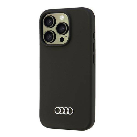 Audi nakładka Silicone Case do iPhone 16 Pro 6.3" czarna