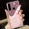 Etui IPHONE 14 PRO Brokat Cekiny Glue Glitter Case różowe