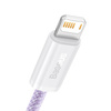 Kabel USB do Lightning Baseus Dynamic, 2.4A, 2m (Fioletowy)
