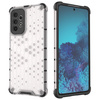 Honeycomb etui pancerny pokrowiec z żelową ramką Samsung Galaxy A73 przezroczysty