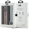 Etui Karl Lagerfeld Saffiano Athleisure Stripes Cord na iPhone 15 Pro - czerwone