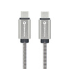 Kabel USB C do USB C Forcell F-Energy QC4.0 PD 3A 66W Metal 2 m C237 srebrny