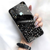 Etui IPHONE 14 Brokat Cekiny Glue Glitter Case czarne