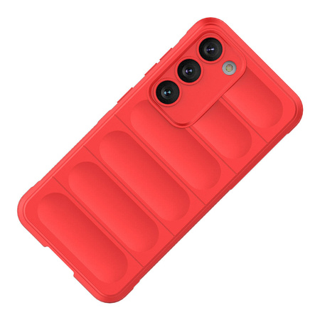 Magic Shield Case für Samsung Galaxy S23+ flexible gepanzerte Hülle rot