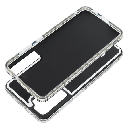 Futerał TEDDY BEAR do SAMSUNG S25 FE srebrny