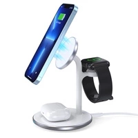 Choetech 3in1 induktive Ladestation iPhone 12/13/14, AirPods Pro, Apple Watch schwarz (T585-F)