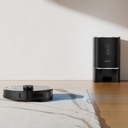 UWANT U100 Reinigungsroboter mit Wischfunktion + Lade-/Reinigungsstation – Schwarz