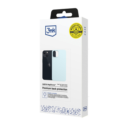 Apple iPhone 15 Plus - 3mk Hardy MagSilicone Blue