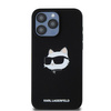 Oryginalne Etui KARL LAGERFELD hardcase Silicone Choupette Head MagSafe KLHMP15XSCHPPLK do Iphone 15 Pro Max Czarny