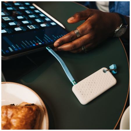 Dysk Zewnętrzny Verbatim Pocket SSD 1TB  USB-C 3.2 gen.2 biały-jasnoniebieski 32320