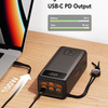 Bateria zewnętrzna (Powerbank) VEGER Tank Boost - 56 000mAh LCD Quick Charge PD 130W czarny (W5001C)