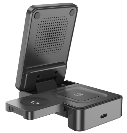 JELLICO 3in1 kabellose Ladegerät W25 15W schwarz