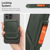 SPIGEN LOCK FIT MAGSAFE UNIVERSAL MAGNETIC CARD HOLDER MILITARY GREEN