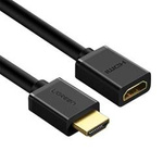 Kabel HDMI męski do HDMI żeński UGREEN, 3m (czarny)