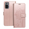 Kabura MEZZO Book do XIAOMI Redmi NOTE 10 / 10S drzewo złoty róż